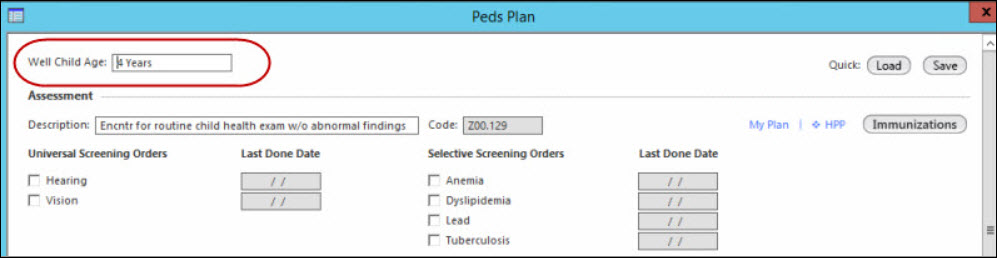 Peds Plan