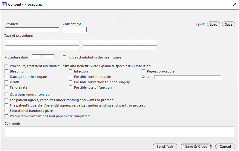 Consent - Procedures