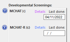 Screening Tool Results