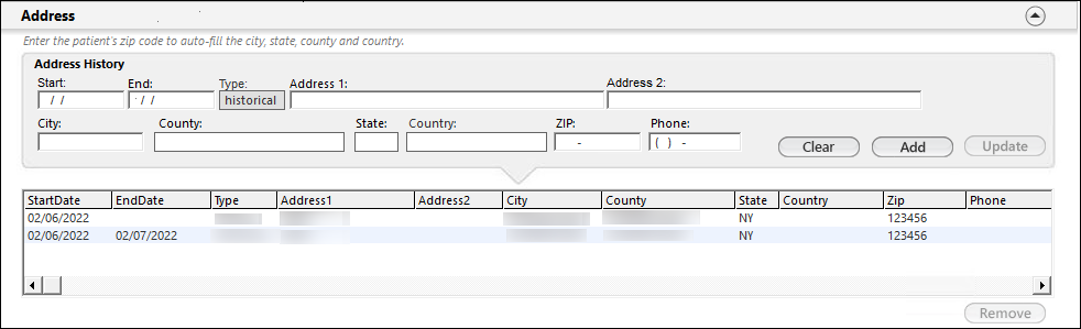 Address