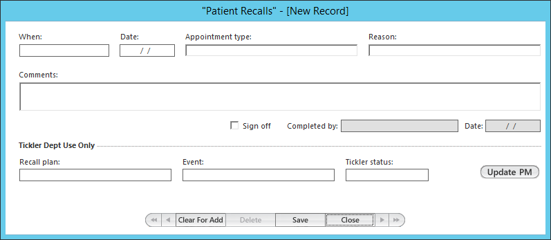 Patient Recall