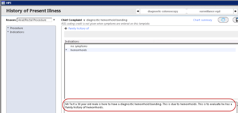 Concatenated values on HPI