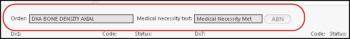 Medical necessity text