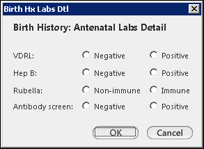 Birth Hx Labs Dtl