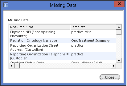 Missing Data