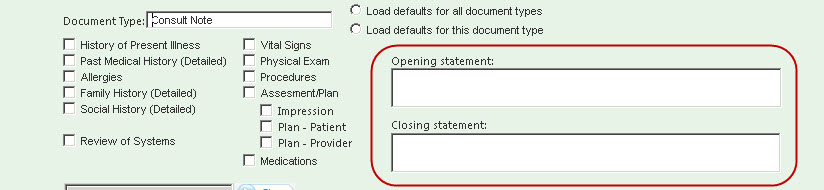 Document Type on Document Configuration Template