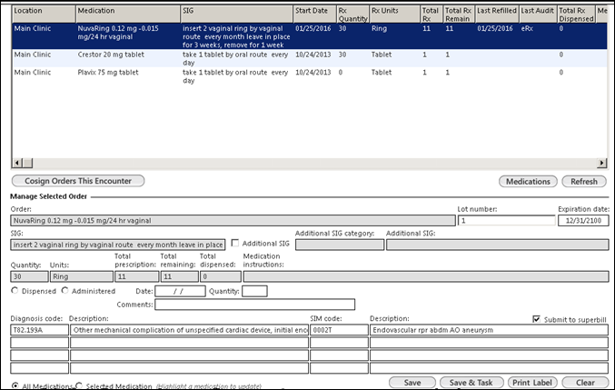 Order Management template