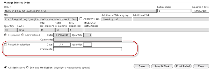 Order Management template