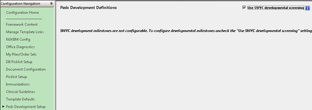 Peds Development Definitions template