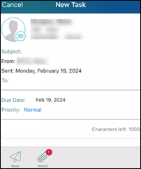 New task view