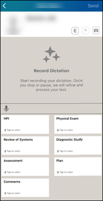 Dictation using tags