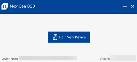 NextGen D2D window