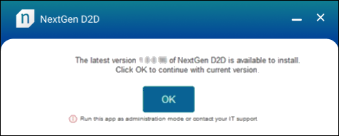 NextGen D2D window