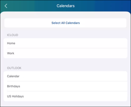 Personal calendar