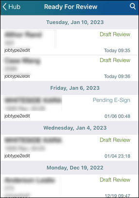 Jobs ready for review