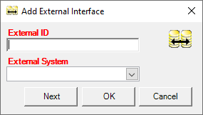 Add External Interface window