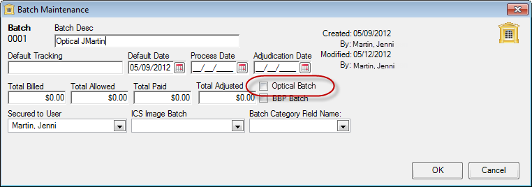 Batch Maintenance Window