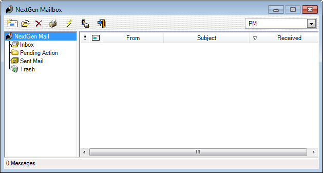 NextGen Mailbox window