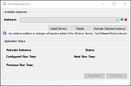AutoReleaseForm Window