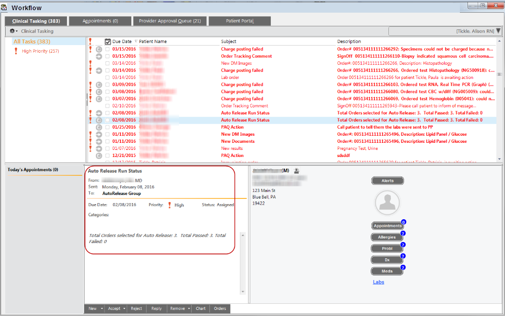 Workflow Module Window