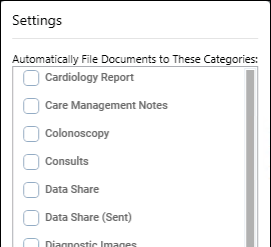 Settings Window