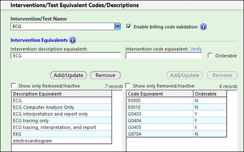 Test Equivalents