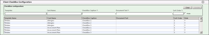 Configurable Checkboxes