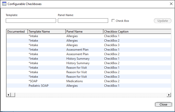 Client Configurable checkboxes