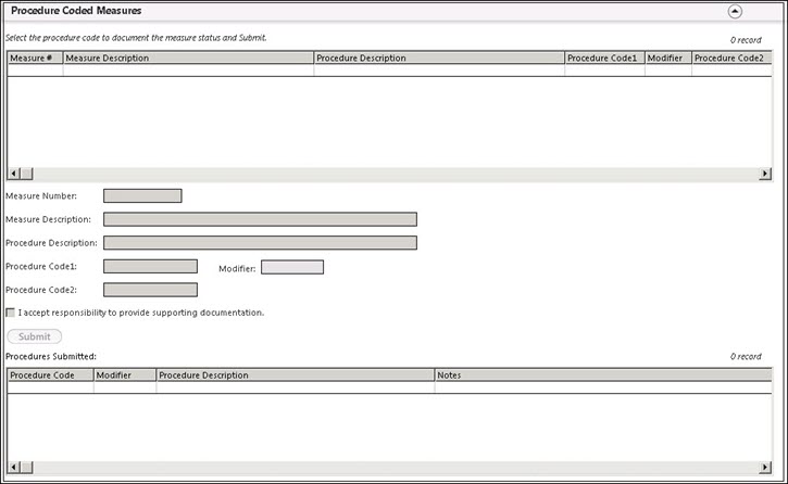 Procedure Coded Measures