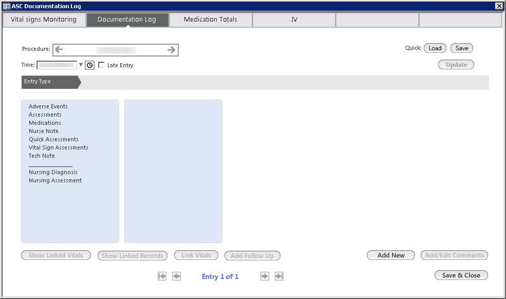 ASC Documentation Log