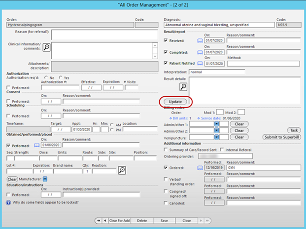 All Order Management template