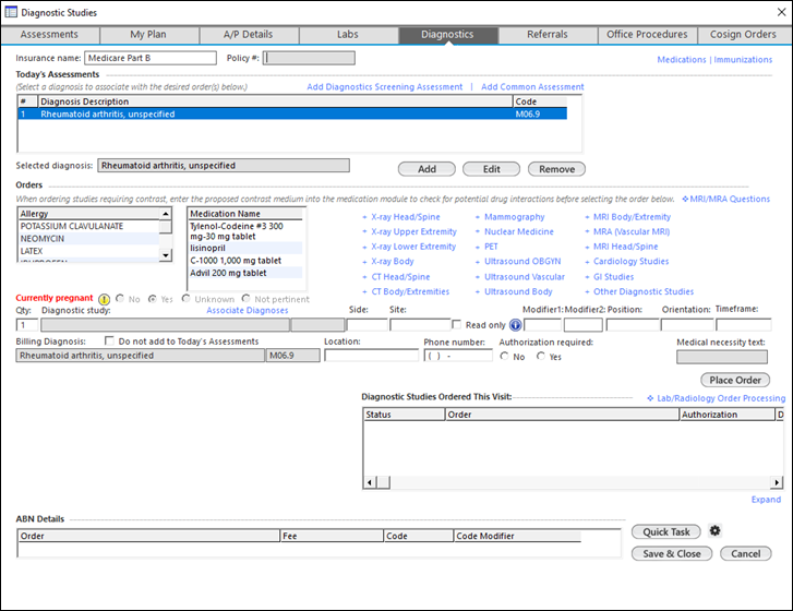Diagnostic Studies template