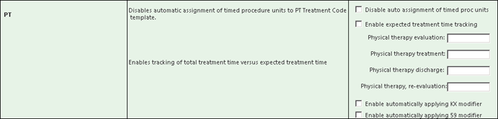 PT section
