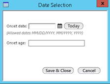 Date Selection