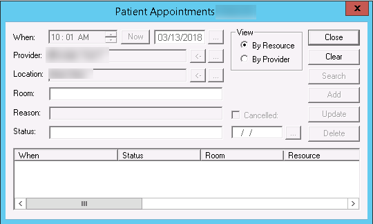 Patient Appointments