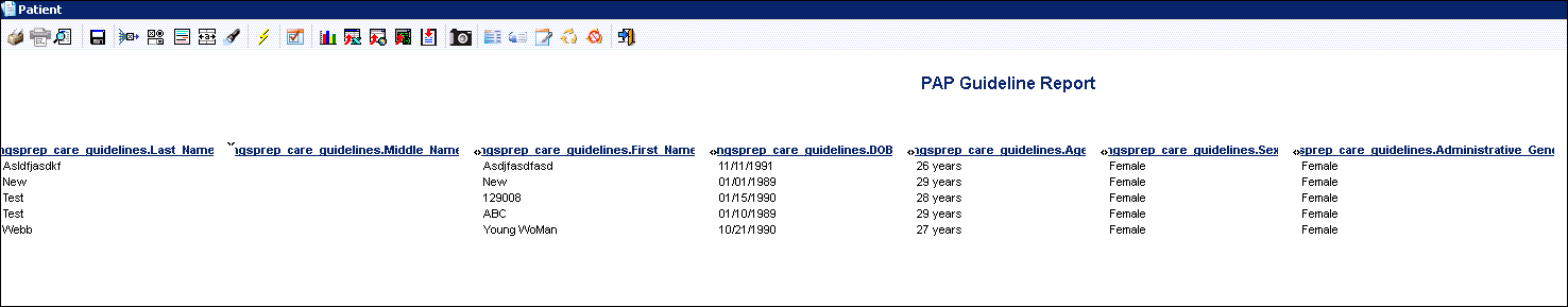 Patient Report