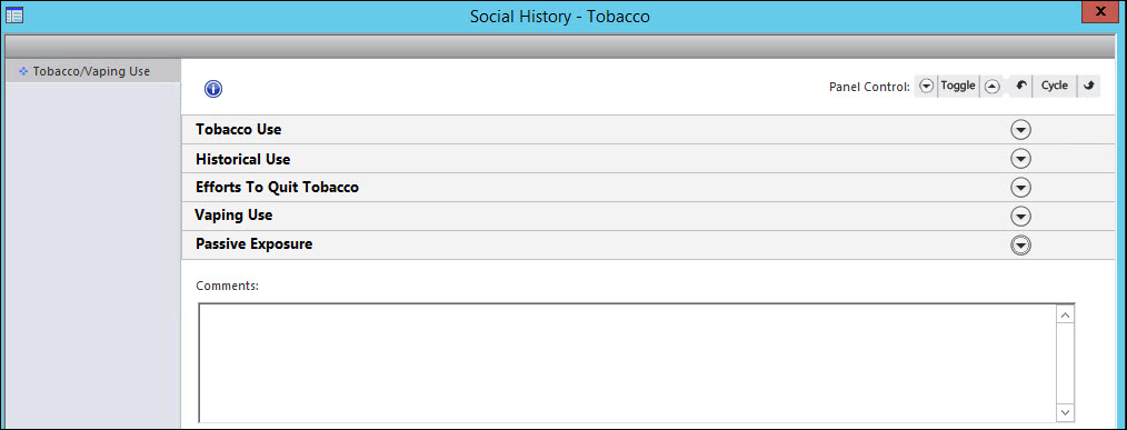 Social History Tabacco