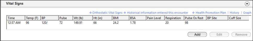 Vital Signs