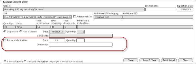 Order Management template