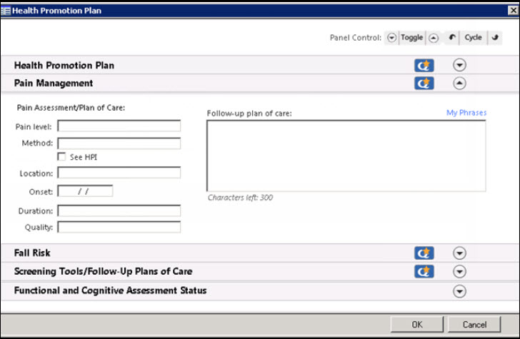 Pain Management - Health Promotion Plan