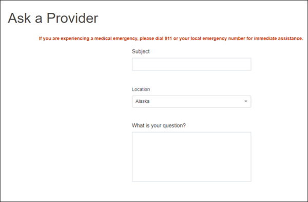 Ask a Provider