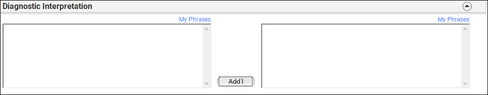 Two fields panel